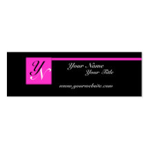 Monogram Business Card Template