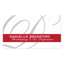 Monogram Business Cards