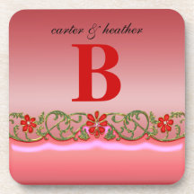 Monogram Cork Coaster