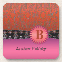 Monogram Cork Coaster
