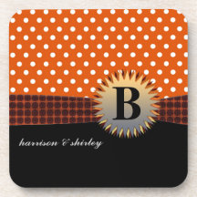 Monogram Cork Coaster