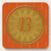 Monogram Cork Coaster