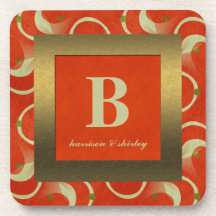 Monogram Cork Coaster