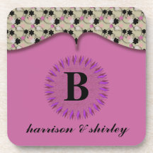 Monogram Cork Coaster