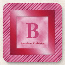 Monogram Cork Coaster
