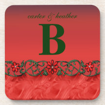 Monogram Cork Coaster