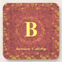 Monogram Cork Coaster