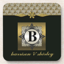 Monogram Cork Coaster