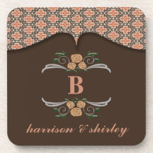 Monogram Cork Coaster