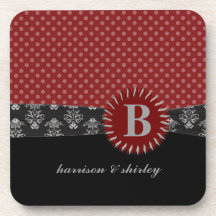 Monogram Cork Coaster