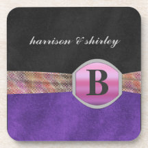 Monogram Cork Coaster