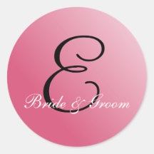 Monogram E customisable seal Stickers