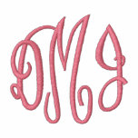 Monogram Initials Embroidered Bride Hoodie