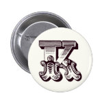 Monogram K Button