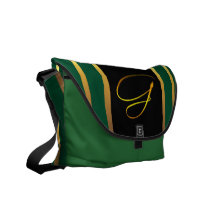Monogram Letter E Messenger Bag