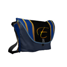 Monogram Letter E Zero Messenger Bag