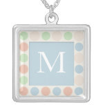 Monogram Letter M Pendant Necklace