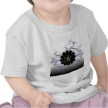 Monogram Letter M Violet T Shirt