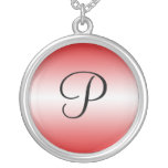 Monogram Light Gradient Red ~ Necklace