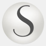 Monogram Pearl Stickers  = Monogram  S