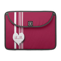 Monogram racing stripe rickshaw sleeve sleeves for MacBooks