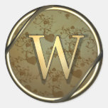 monogram_w stickers