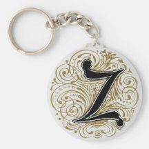 Monogram ‘Z’ in Gold - Keychain