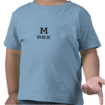 monogrammed Max shirt