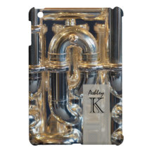 Monogrammed Wind Brass Instrument Euphonium Music iPad Mini Covers