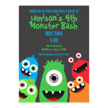 Monster Bash Invitations