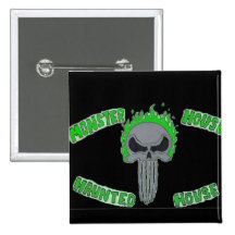 Monster Haunt Buttons (5)