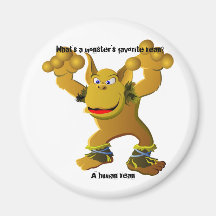 Monster Joke Magnet