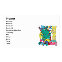 monsters need love too business card templates