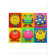 Monsters Post Card