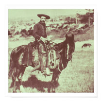 Montana Cowboy, c.1880 (b/w photo) posters
