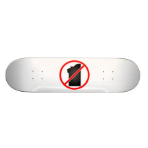 Montana Cross Out Symbol Custom Skate Board