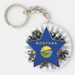 Montana Star Keychains
