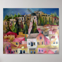 Montefiori windmill print