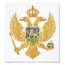 Montenegro Coat Of Arms Photo Art