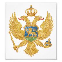 Montenegro Coat Of Arms Photo Print