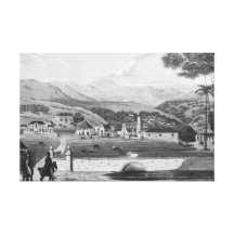 Montpelier Estate Jamaica 1820 Stretched Canvas Pr Gallery Wrap Canvas