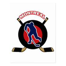 MONTREAL HOCKEY POST CARD