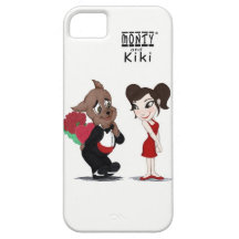 Monty and Kiki - Be My Valentine iPhone 5 Cover