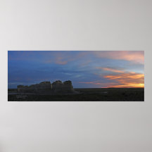 Monument Rocks Sundown 622007 Print