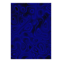 Mood Swings - Blue vs. Black Abstract Card