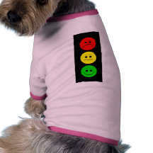 Moody Stoplight Pet T Shirt