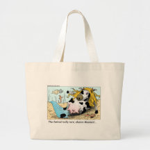 Moomaid Funny Cow Cartoon Gifts Tees Collectibles Canvas Bags