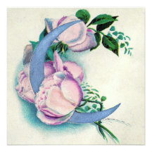 Moon and Roses Invitation