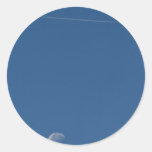 Moon and Vapour Trail Sticker
