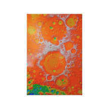 Moon Craters wrapped canvas Gallery Wrap Canvas